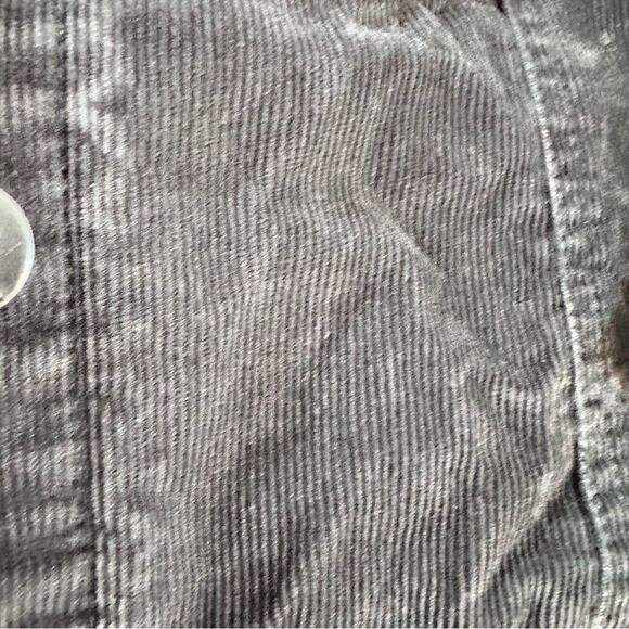 Gap Washed Black Corduroy Jacket Size large Grunge, Goth, 90s - Picture 2 of 8